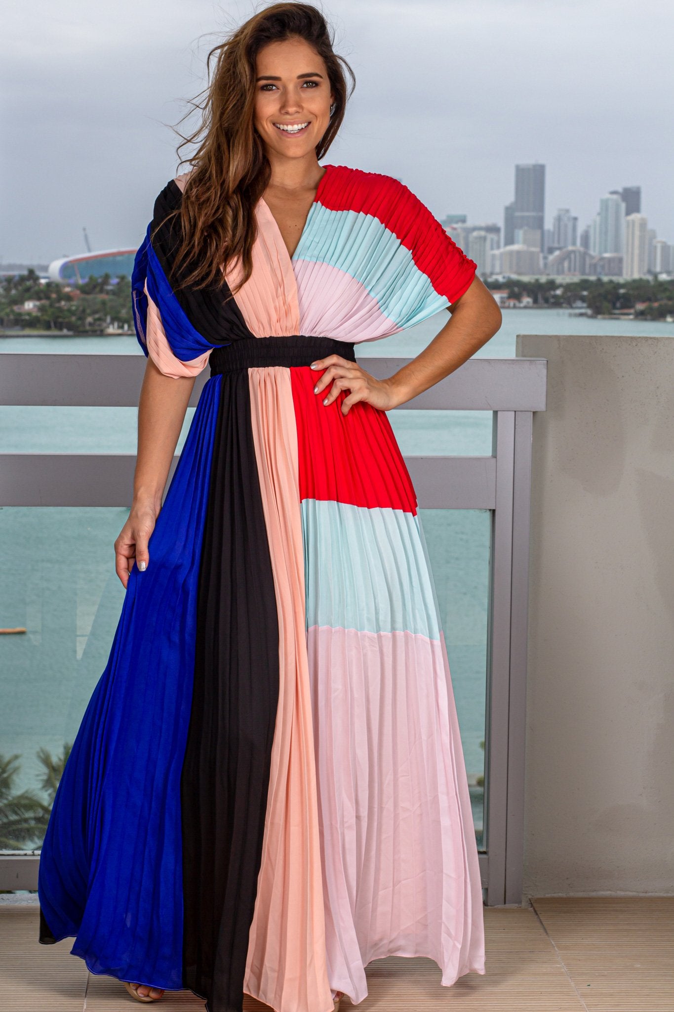 Pink Color Block Maxi Dress | Maxi Dresses Saved by the Dress Pink Color Block Maxi Dress | Maxi Dresses Saved by the Dress