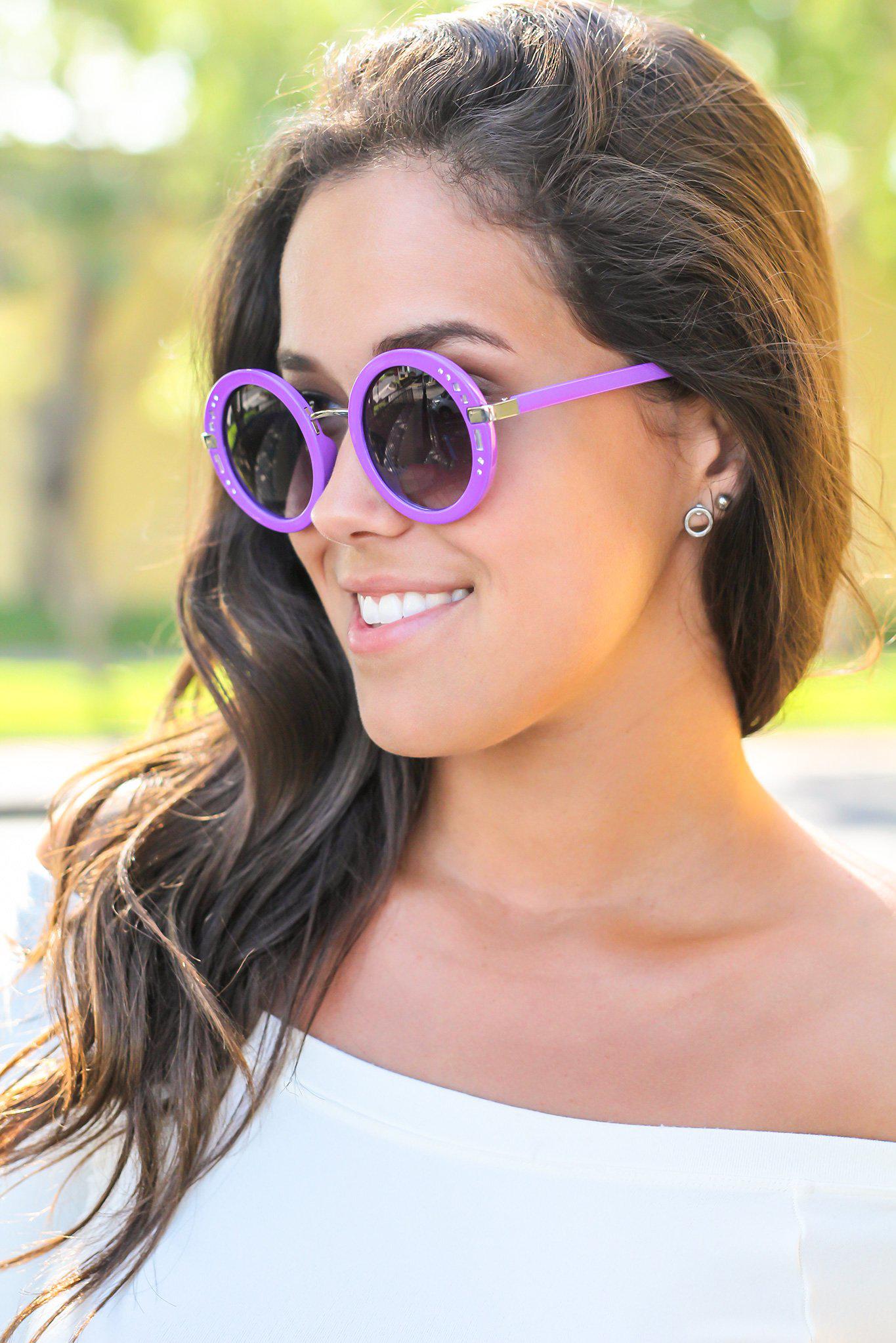 Purple Sunglasses