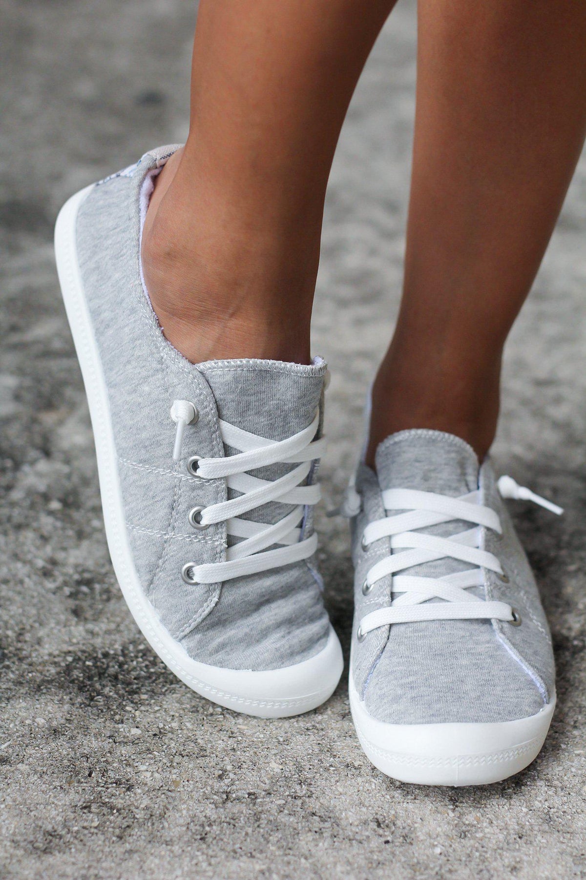 Rae Gray Sneakers | Online Boutiques – Saved by the Dress