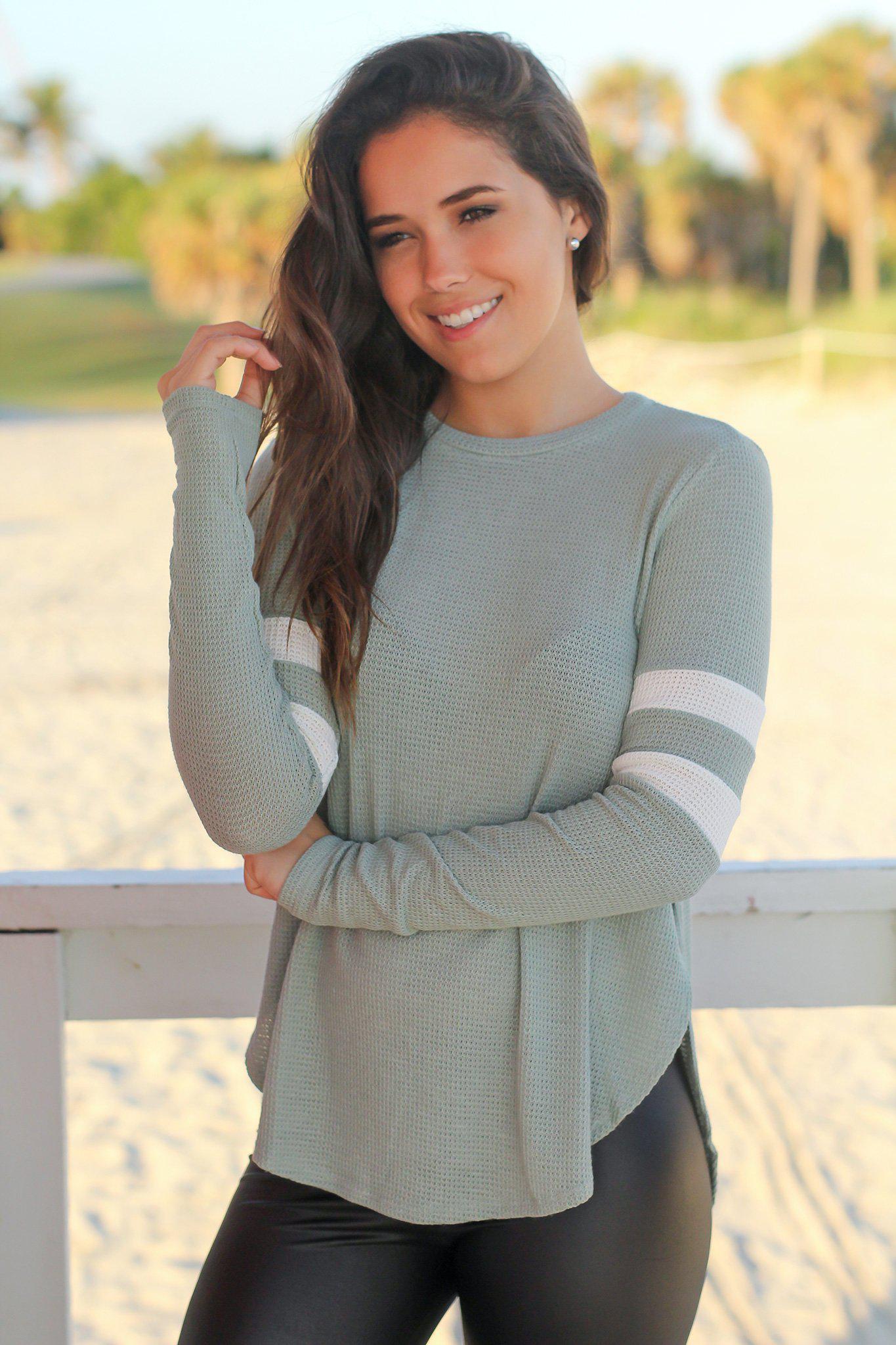 Sage Long Sleeve Knit Top