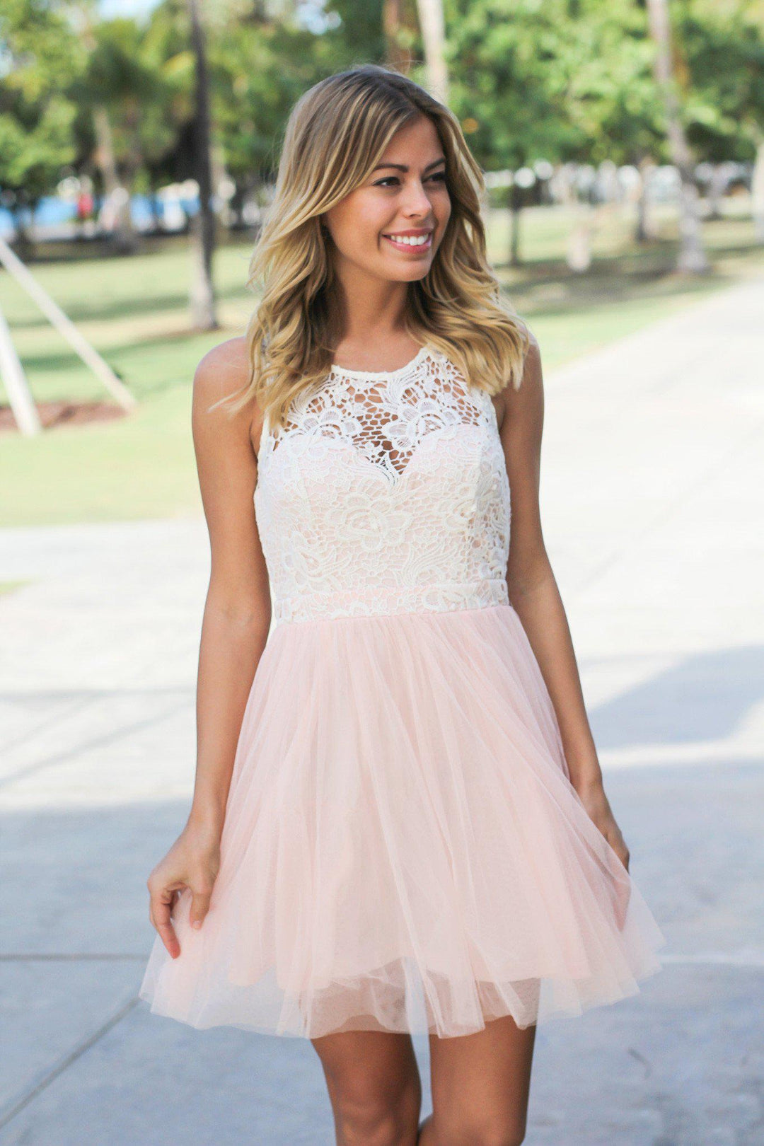 Pink Tulle Short Dress | Cocktail Dresses  Saved by the Dress