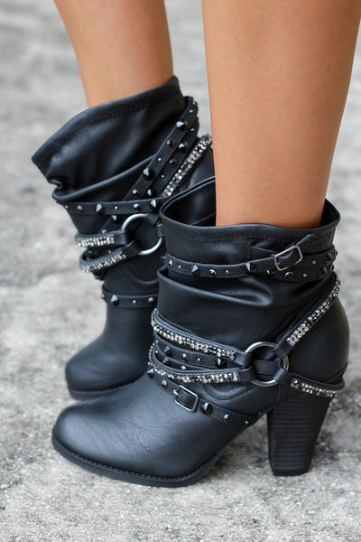 Sierra Black Booties