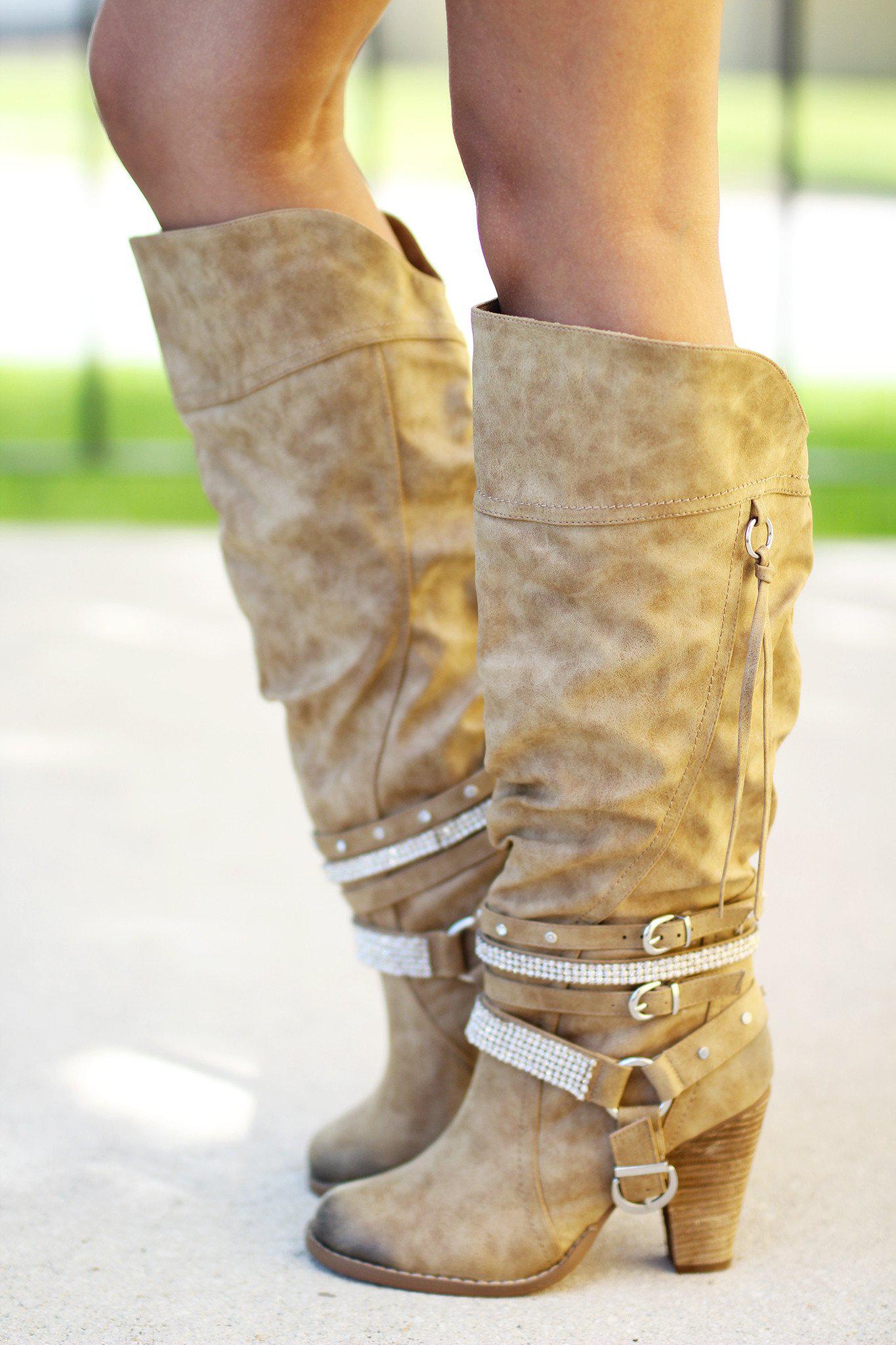 Stacey Nude Boots