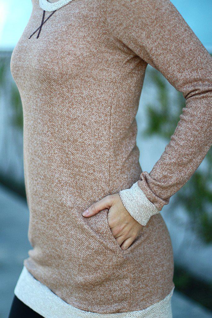 Taupe Tunic With Pockets