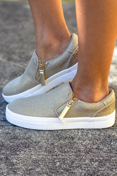 Timbre Gold Sneakers
