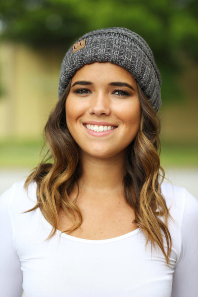 charcoal beanie