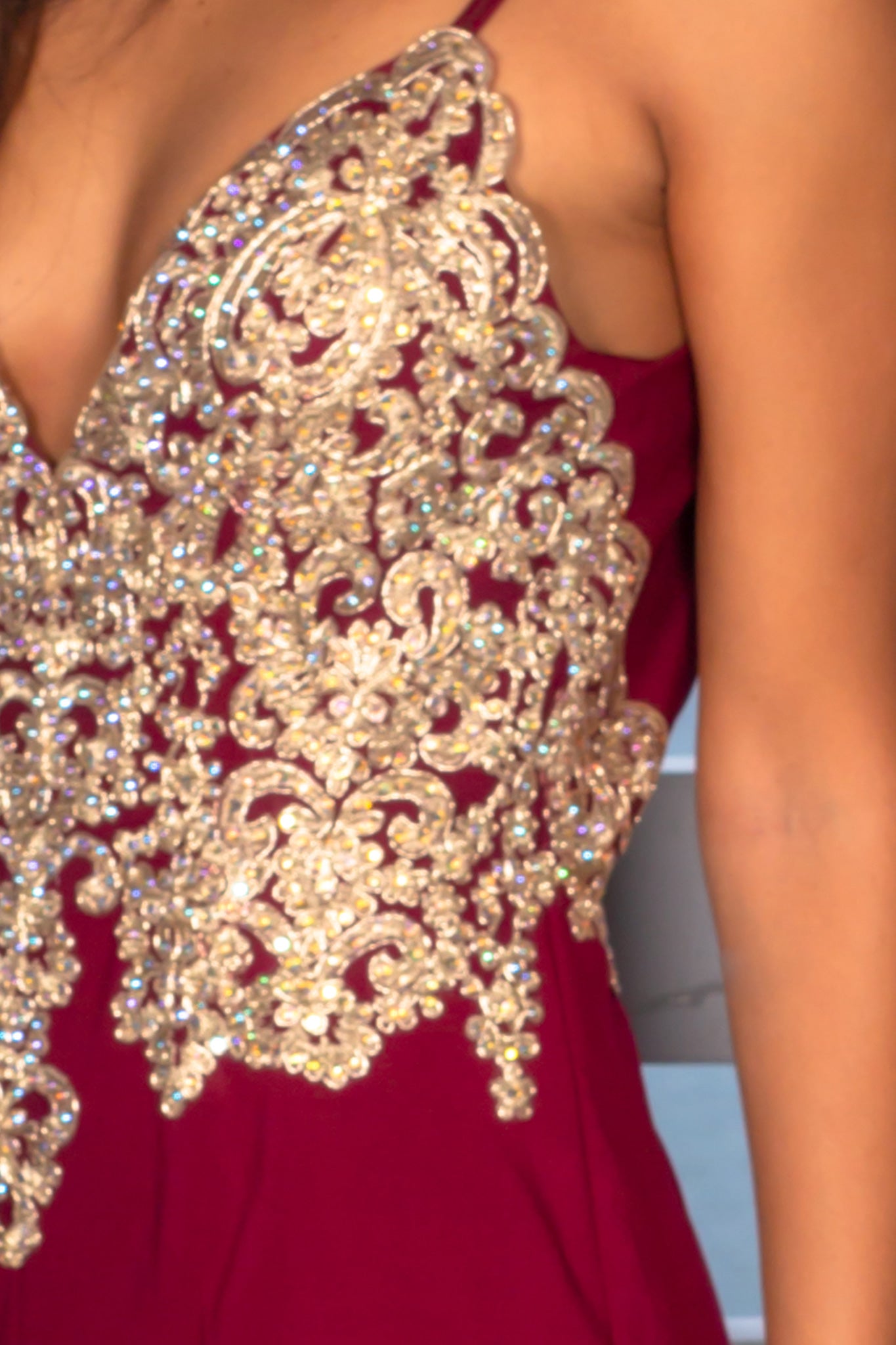 Wine Maxi Dress with Jeweled Top | Maxi Dresses Saved by the Dress Wine Maxi Dress with Jeweled Top | Maxi Dresses Saved by the Dress