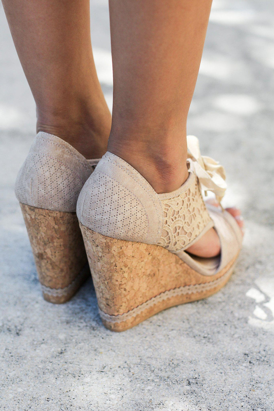 Addilyn Cream Wedges | Cute Wedges