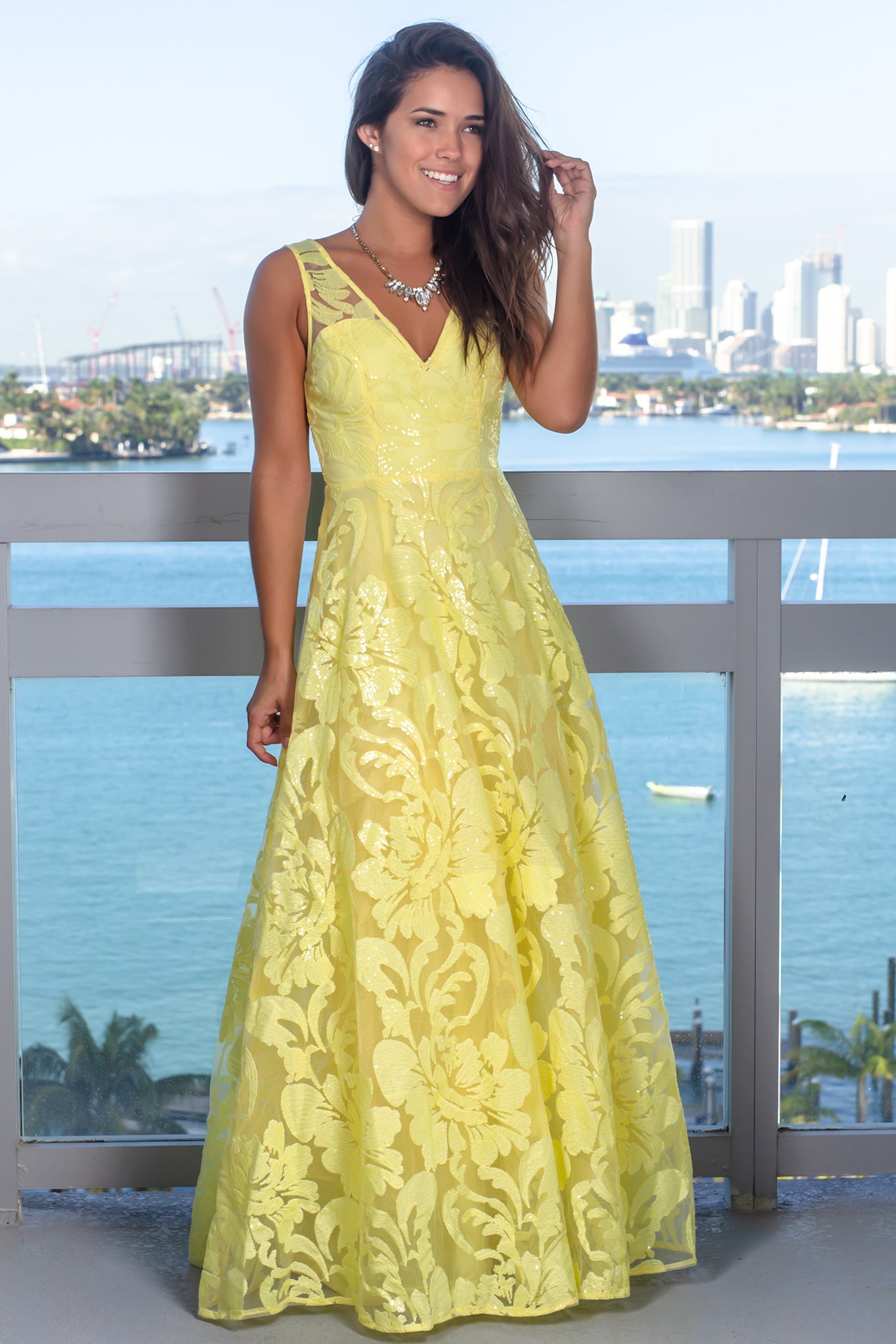 Yellow Maxi Dress | Formal Dresses – Saved by the Dress