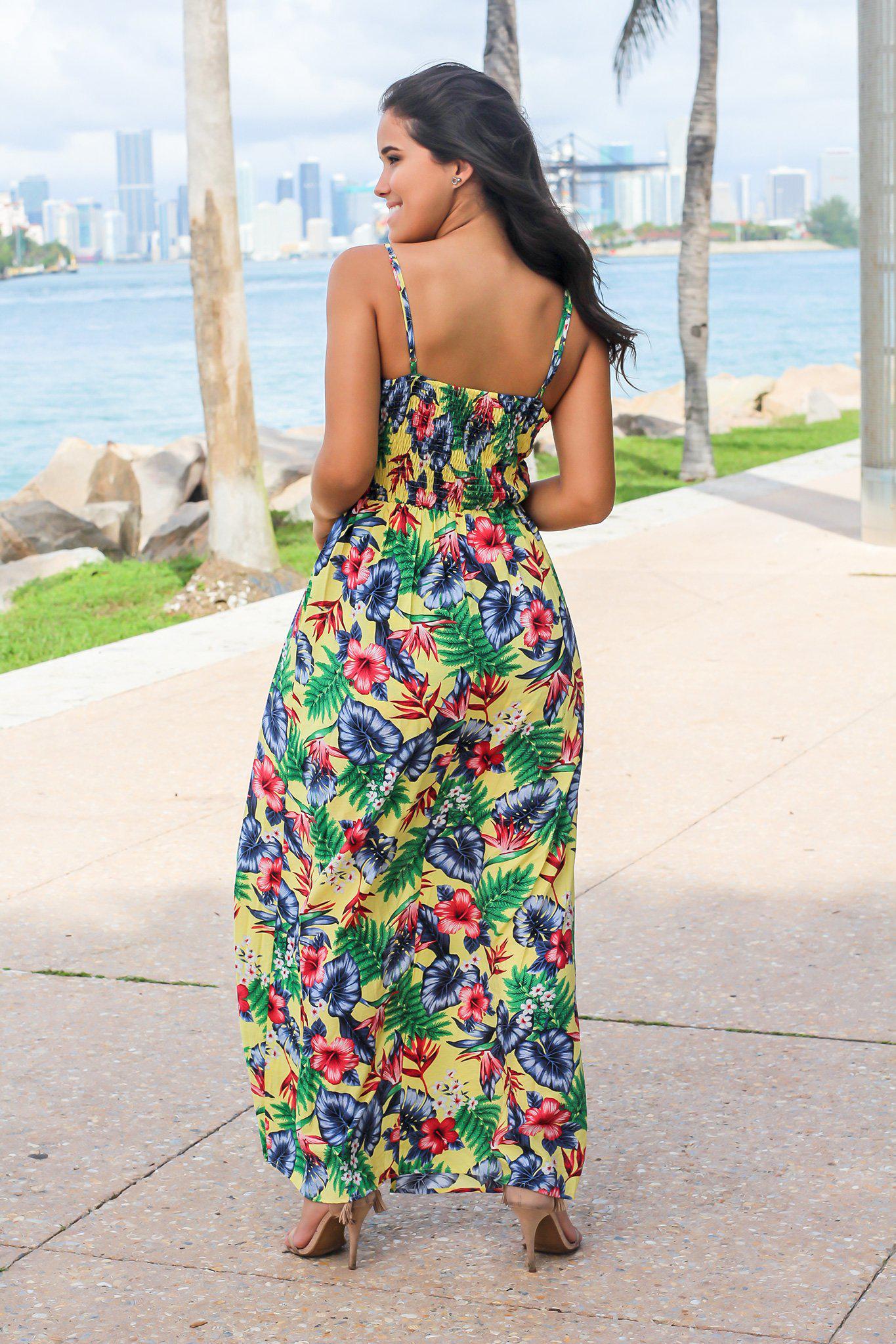 Tropical maxi outlet romper