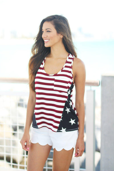 4th of July Tank Top