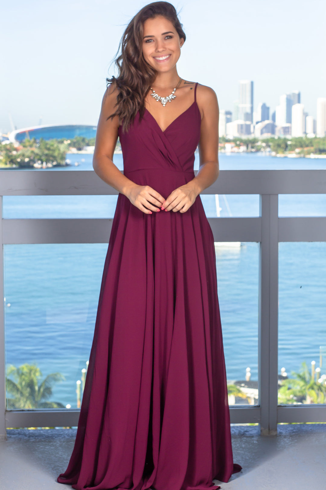 Burgundy Maxi Dress | Maxi Dresses Saved by the Dress Burgundy Maxi Dress | Maxi Dresses Saved by the Dress