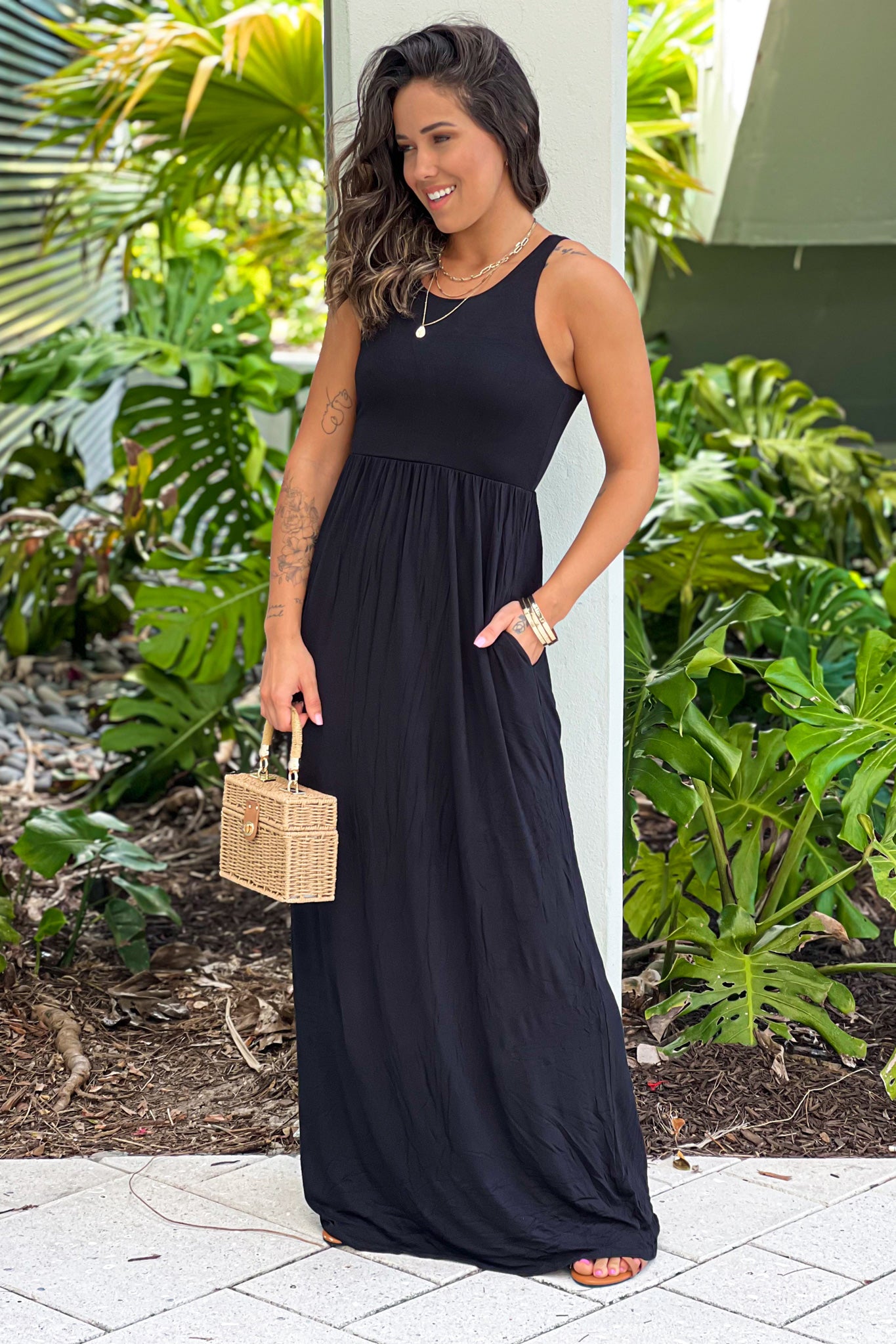 Black Maxi Dress with Pockets | Maxi Dresses Saved by the Dress Black Maxi Dress with Pockets | Maxi Dresses Saved by the Dress