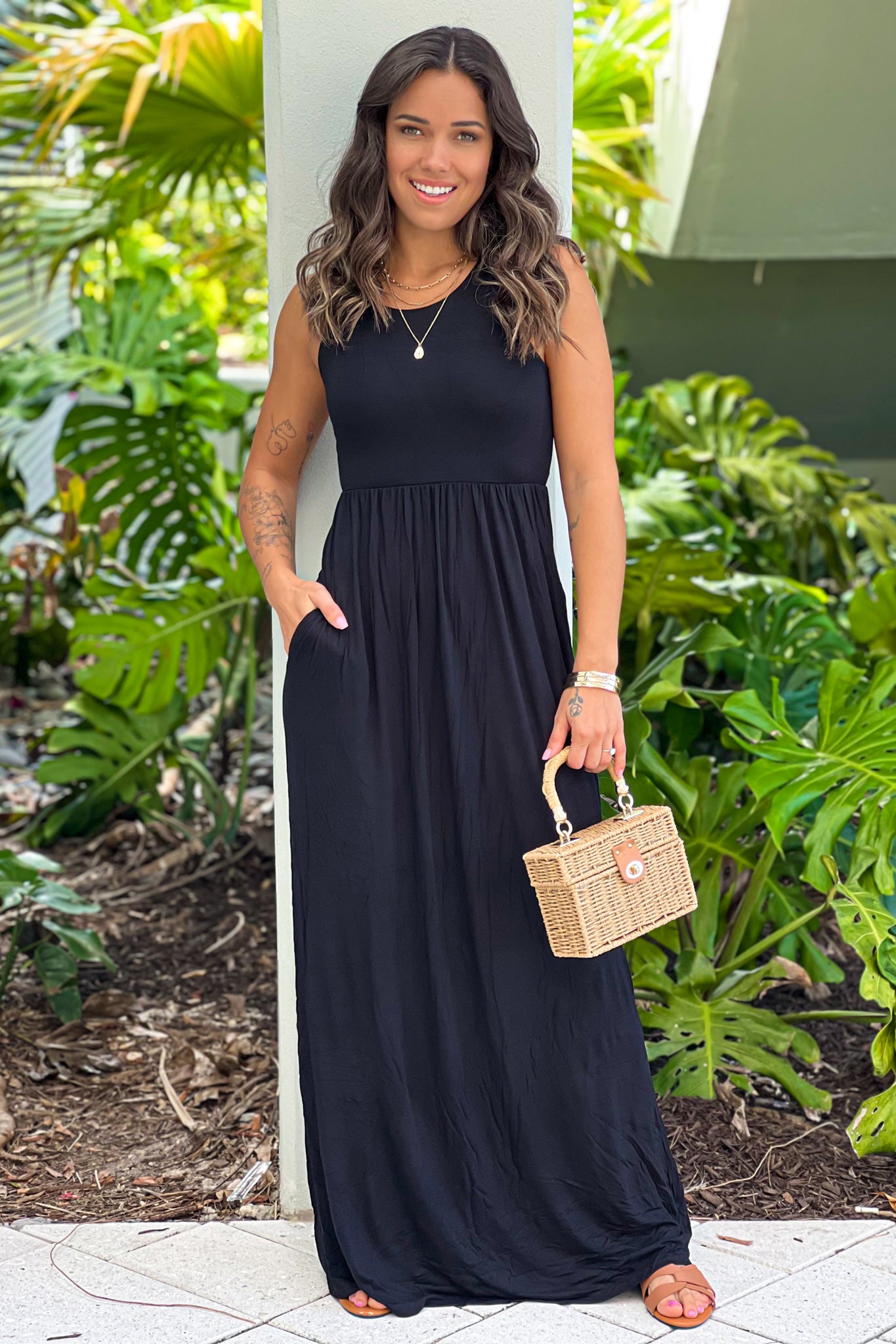 Black Maxi Dress with Pockets | Maxi Dresses Saved by the Dress Black Maxi Dress with Pockets | Maxi Dresses Saved by the Dress