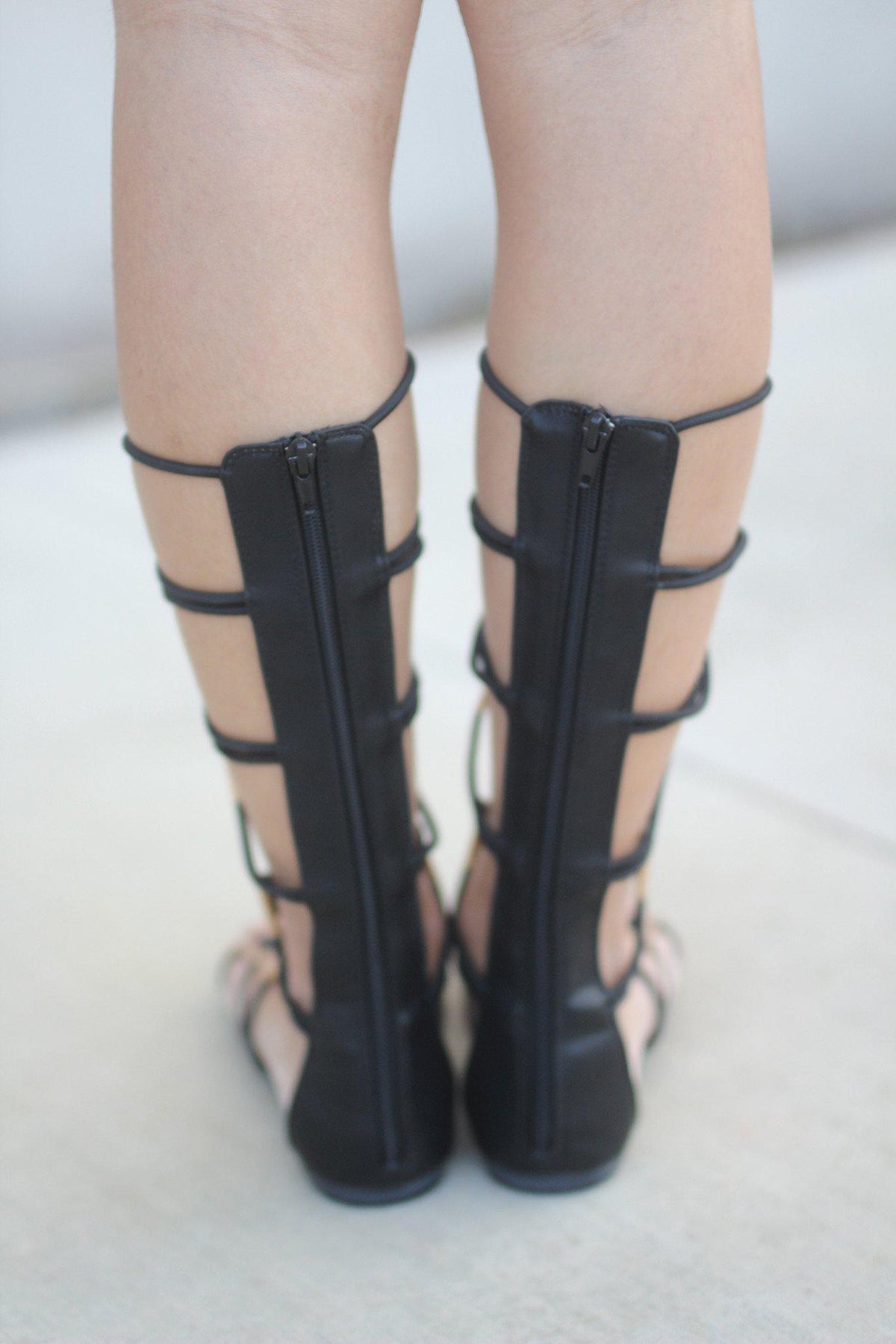 Black Gladiator Sandals | Black Sandals | Gladiator – Saved by the Dress