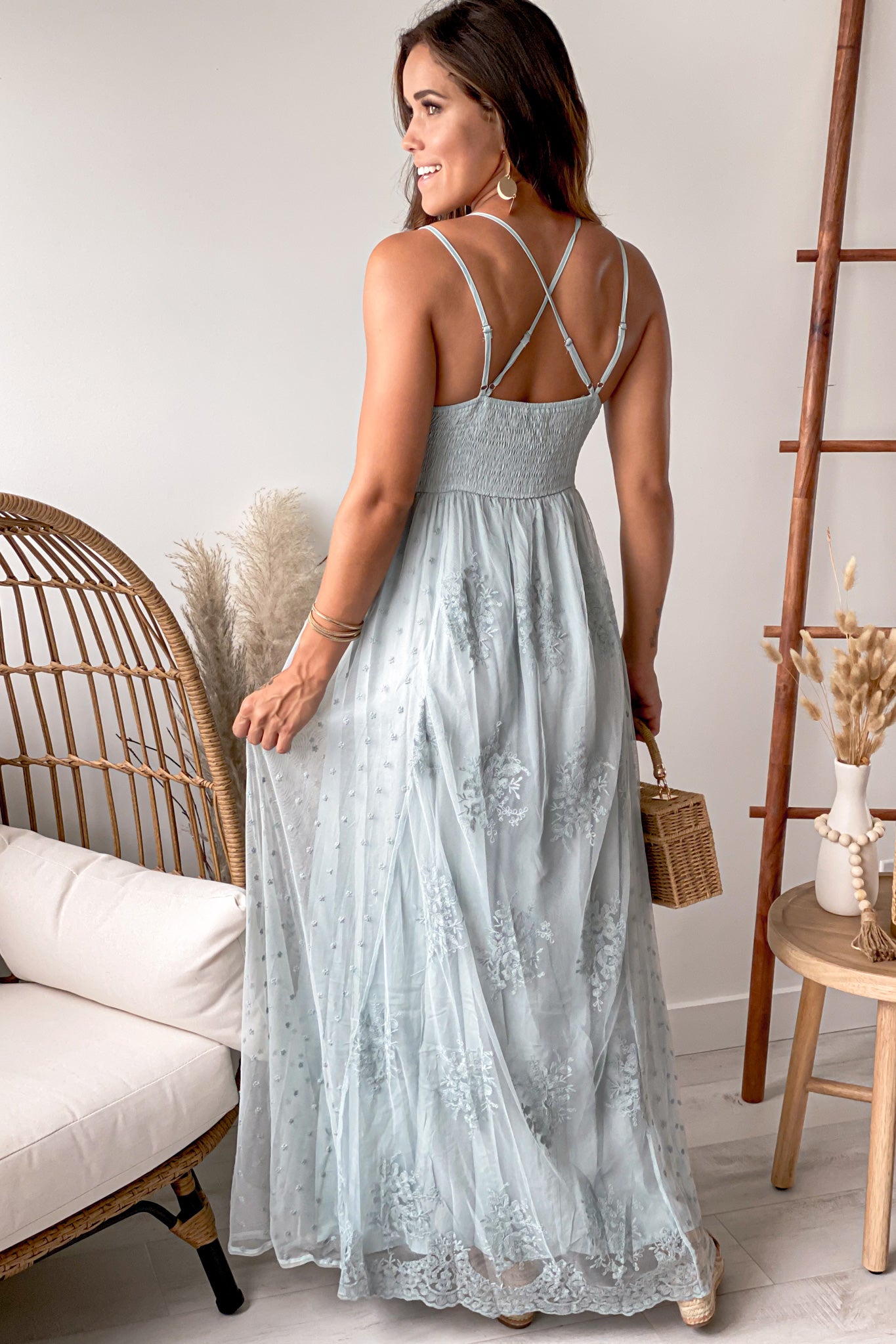 Surf Blue Lace Maxi Dress With Crochet Top | Maxi Dresses Saved by the Dress Surf Blue Lace Maxi Dress With Crochet Top | Maxi Dresses Saved by the Dress