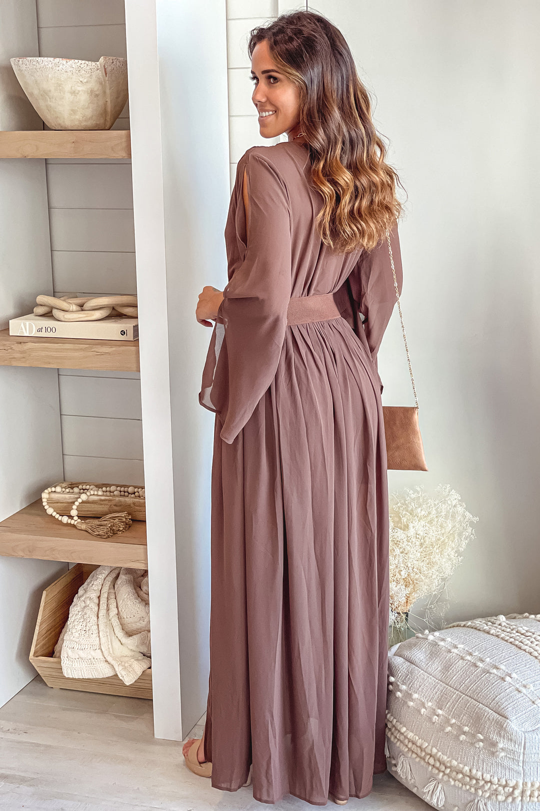 Brown Maxi Dress With Belt | Maxi Dresses Saved by the Dress Brown Maxi Dress With Belt | Maxi Dresses Saved by the Dress