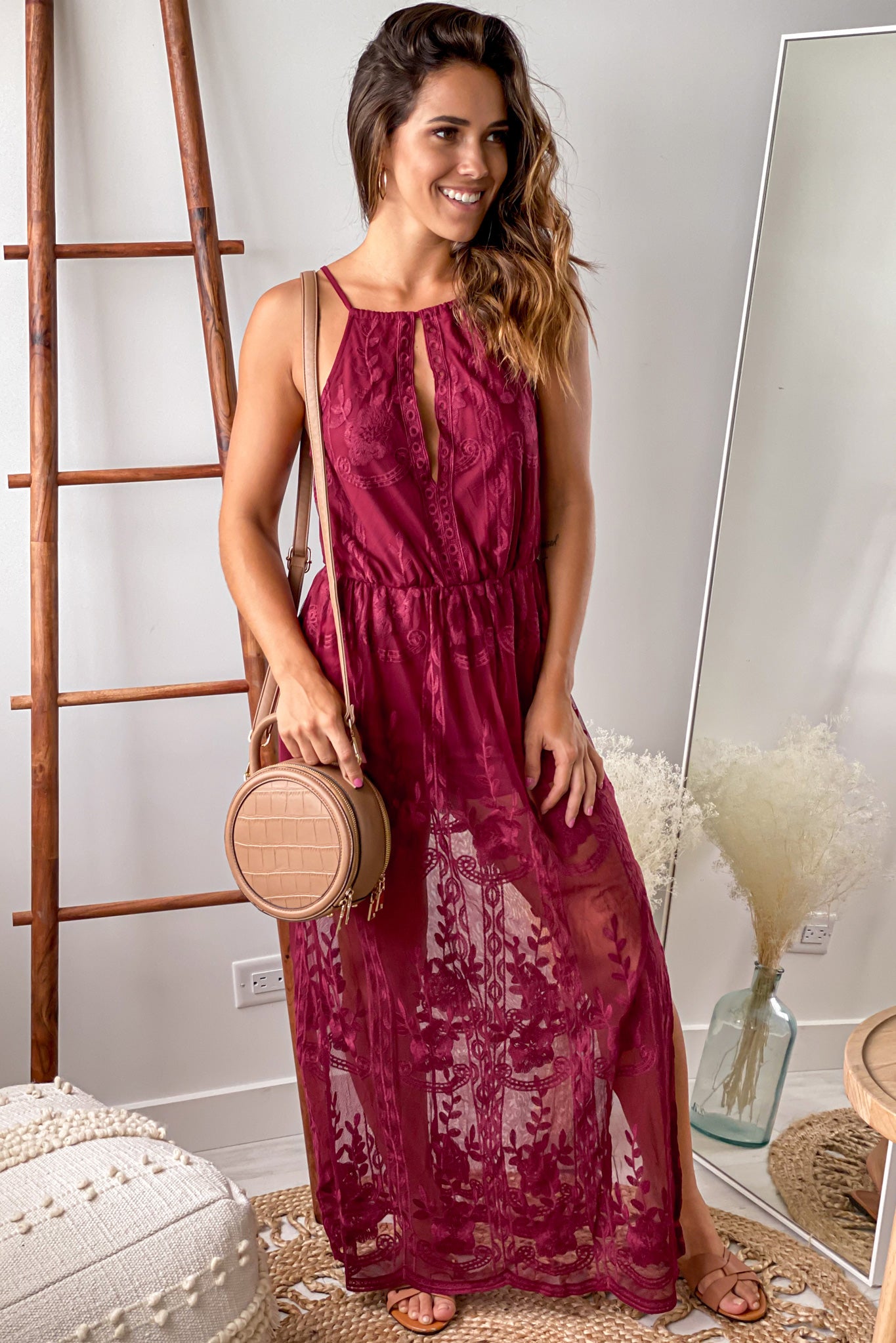 red maxi romper dress The Momper Nursing Maxi Momper Latched Mama