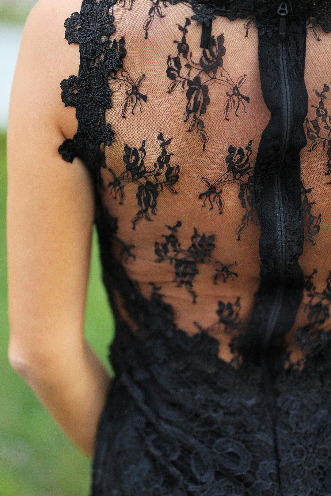 Black Lace Short Dress | Black Short Dress
