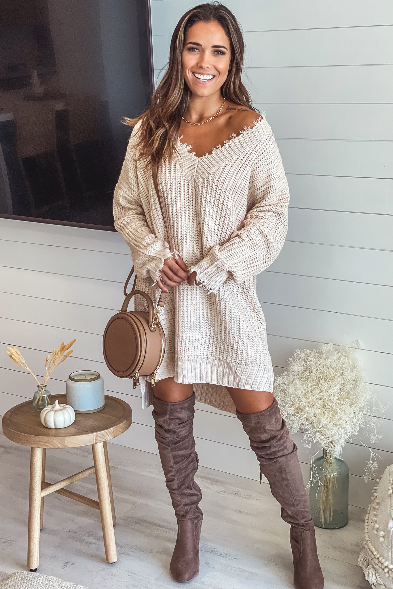 cute sweater dress Feeling Your Best Emerald Green Sweater Dress Shop the Mint