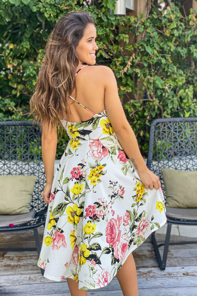 floral holiday dress
