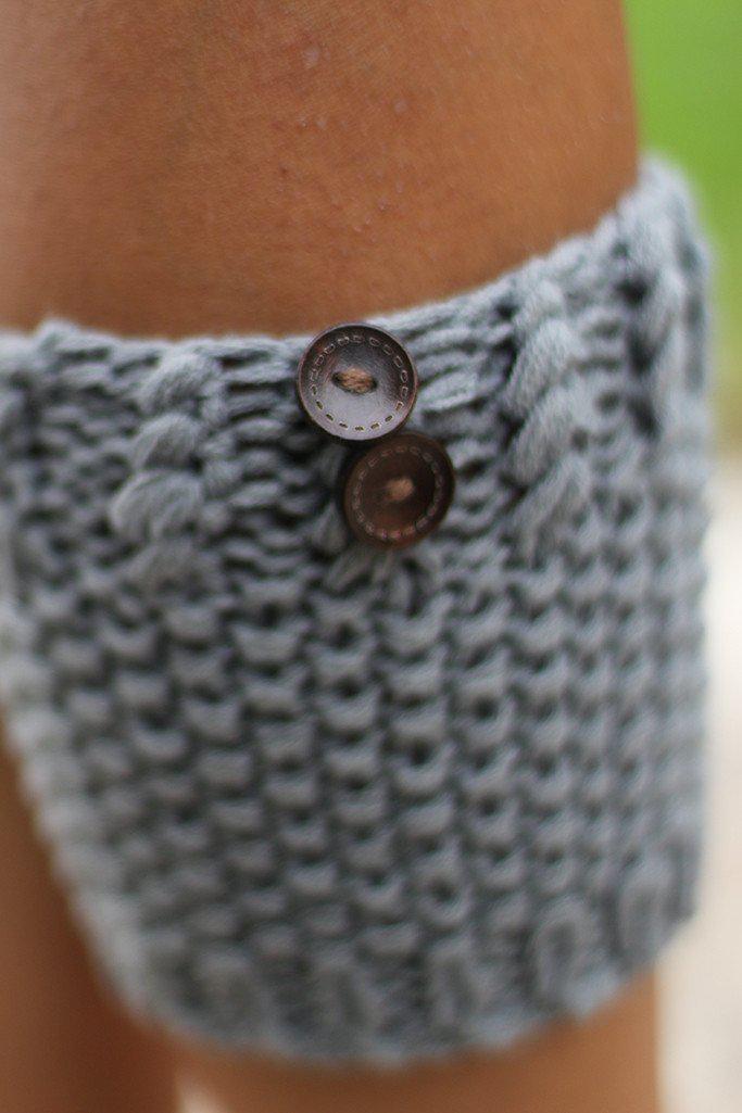 Gray Boot Cuff