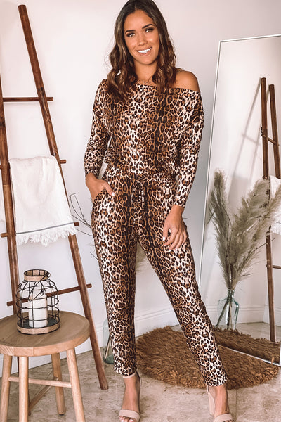 leopard print jumpsuit