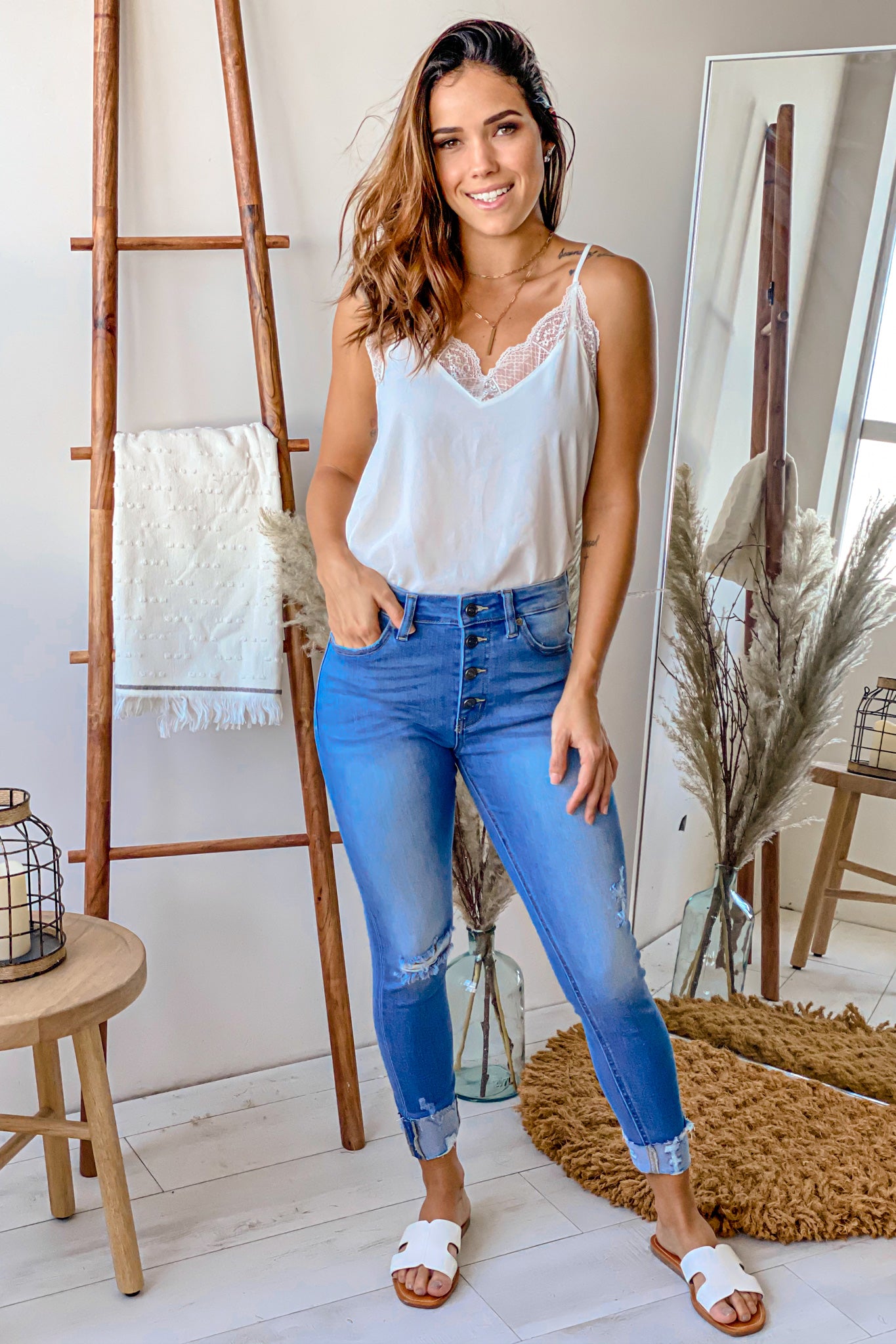 light distressed adorable jeans