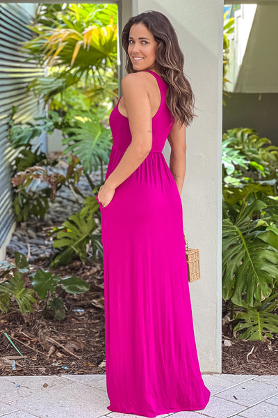 magenta-maxi-dress