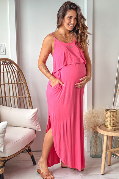 maternity maxi dress