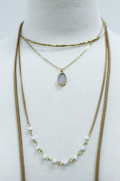 multi layered necklace