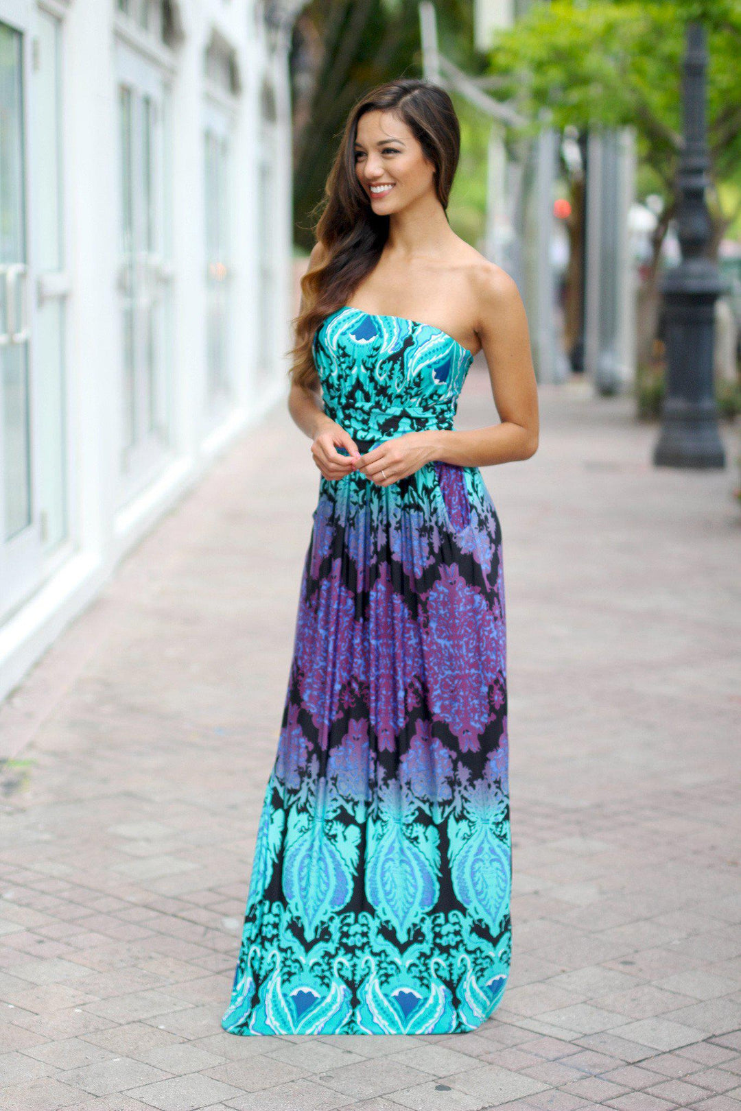 black flutter sleeve maxi dress Baltic Born Womens Naomi Short Sleeve Maxi Dress | Black