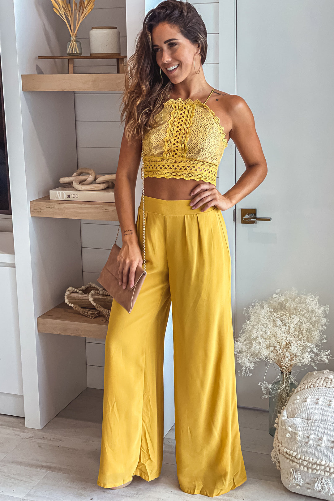mustard-top-and-pants-summer-