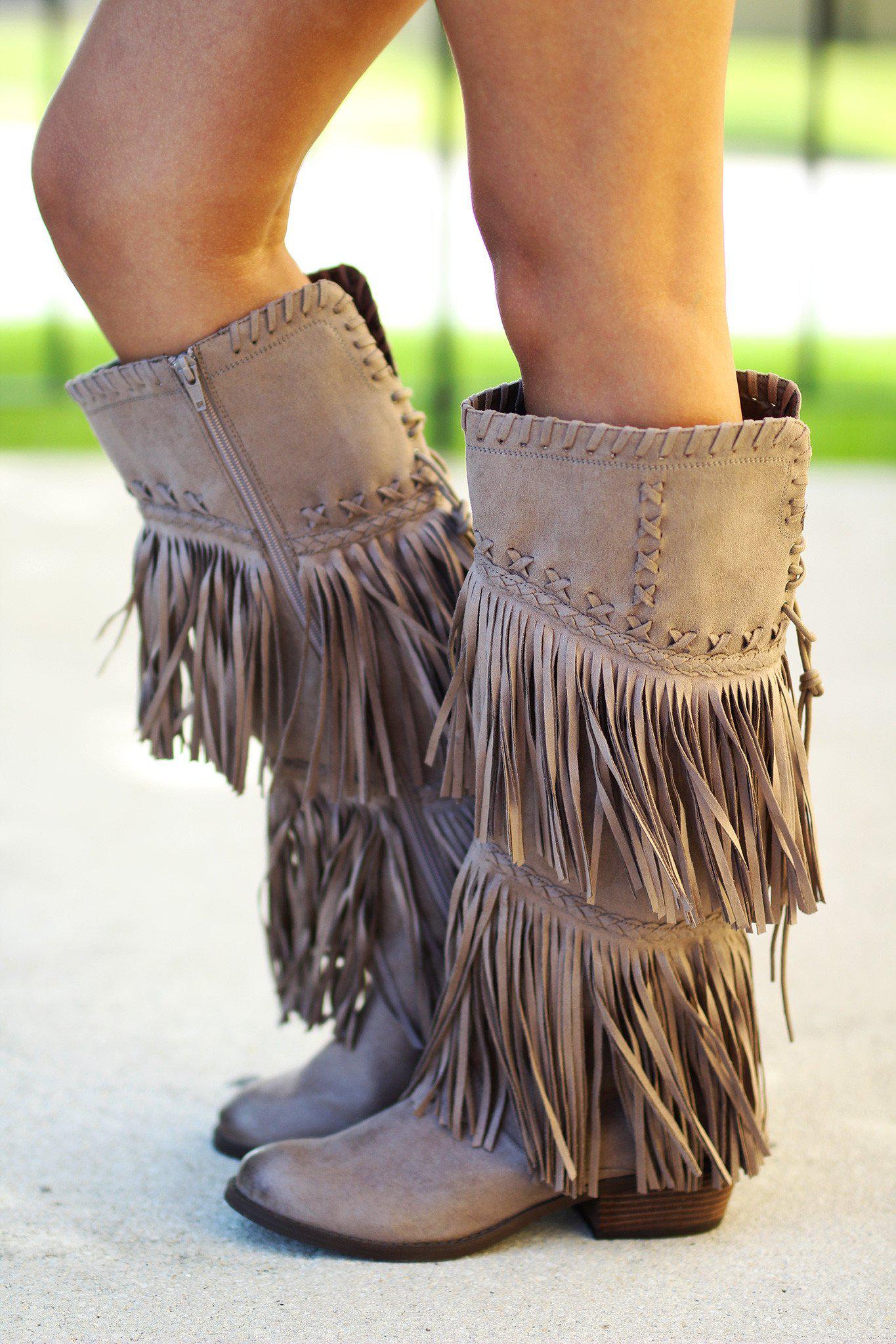 G-Funk Taupe Boots