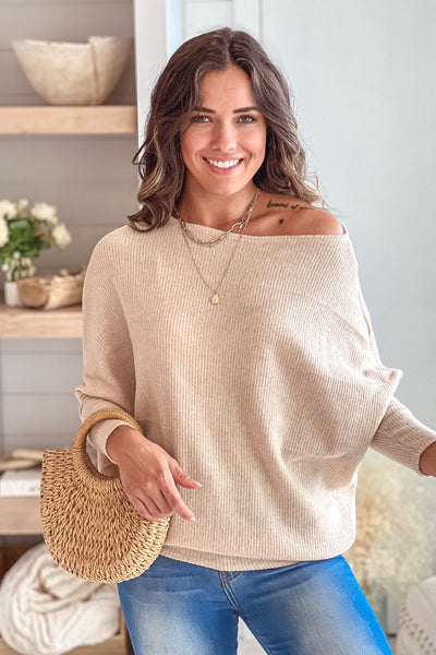 oatmeal casual top