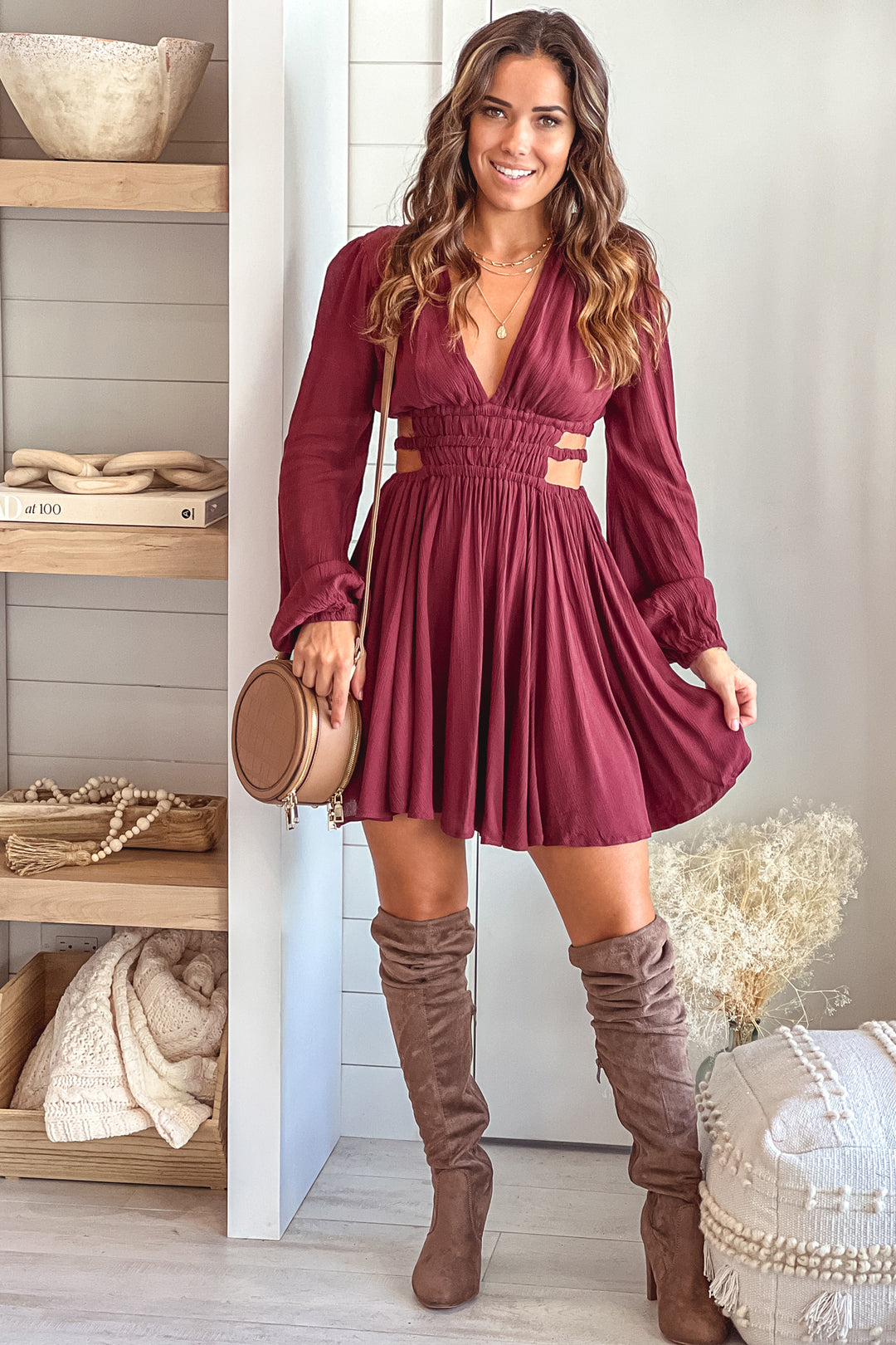 red brown dress Brown Prom Dresses