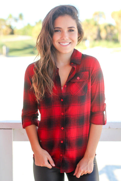 flannel tops