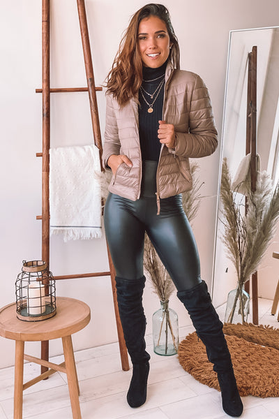taupe cute jacket