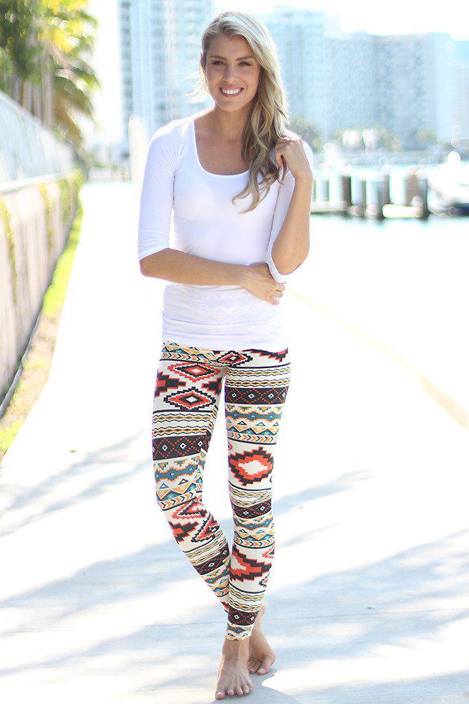 leggings | Outfits with leggings, Cute outfits with leggings, Printed  leggings outfit