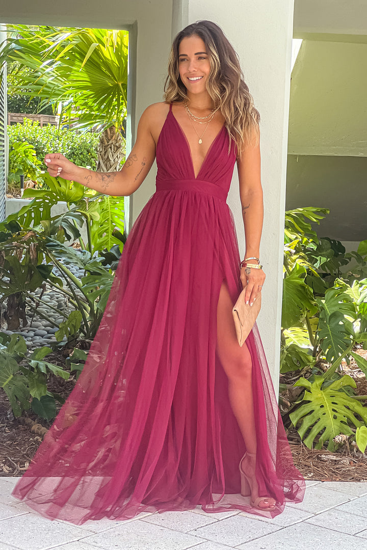 Maxi dress mesh overlay best sale